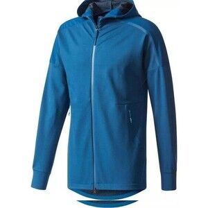 NWT Adidas ZNE Duo Hoody Full-Zip Hooded Jacket Teal Green BS4902 | Mens Medium